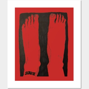 Bad Feet Posters and Art